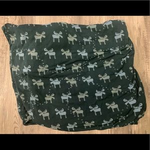Kickee Pants Pine Moose Crib Sheet